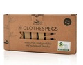 NEW! Go Bamboo: Pack of 20 Bamboo Clothes Pegs