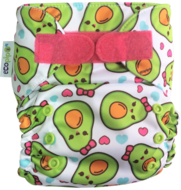 59% OFF! Ecopipo Onesize Pocket Nappy G3: Miss Avocado *NEW INSERTS*