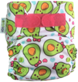 50% OFF! Ecopipo Onesize Pocket Nappy G3: Miss Avocado *NEW INSERTS*