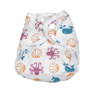 Muslinz Nappy Wrap: Sealife: Size 1