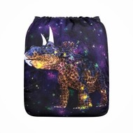 Alva Baby Onesize Nappy: Triceratops