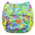 25% OFF! Blueberry Onesize Capri Nappy Wrap: Rainforest Birds