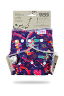 35% OFF! Petit Lulu Onesize Fitted Nappy: Australian Animals