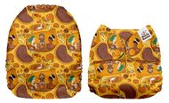 SPECIAL OFFER! Mama Koala Onesize Pocket Nappy NO INSERTS: Stone Age Campfire