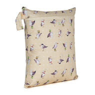 Baba+Boo Reusable Nappy Bag Medium: Seagulls