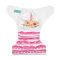 Alva Baby Onesize Nappy: Unicorn