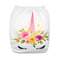 Alva Baby Onesize Nappy: Unicorn