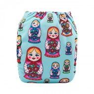 Alva Baby Onesize Nappy: Russian Dolls