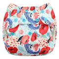 30% OFF! Blueberry Onesize Deluxe Pocket Nappy: Poppy Fields