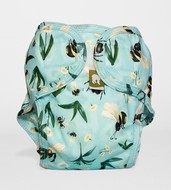 40% OFF! Little Lamb Nappy Wrap: Bumble Bee Blues