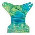 Alva Baby Onesize Nappy: Rustic Mermaid Scales