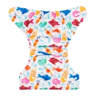 Alva Baby Onesize Nappy: Sea Creatures