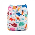 Alva Baby Onesize Nappy: Sea Creatures