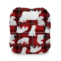 30% OFF! Thirsties Natural Newborn All-in-one: Polar Plaid