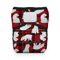 50% OFF! Thirsties Onesize Stay-dry Pocket Nappy: Polar Plaid