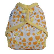 50% OFF! Seedling Baby Mini-Fit Pocket Nappy: Yellow Hearts