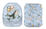 SPECIAL OFFER! Mama Koala Onesize Pocket Nappy NO INSERTS: Whales