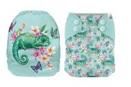 SPECIAL OFFER! Mama Koala Onesize Pocket Nappy NO INSERTS: Chameleon