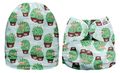 SPECIAL OFFER! Mama Koala Onesize Pocket Nappy NO INSERTS: Prickles in Pots Plush