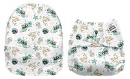 SPECIAL OFFER! Mama Koala Onesize Pocket Nappy NO INSERTS: Dolphins & Turtles