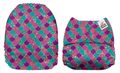 SPECIAL OFFER! Mama Koala Onesize Pocket Nappy NO INSERTS: Mermaid Scales