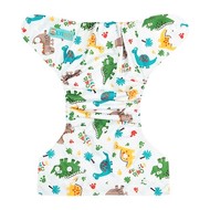 Alva Baby Onesize Nappy: Jungle Dino