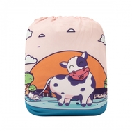 Alva Baby Onesize Nappy: Happy Cow