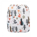 Alva Baby Onesize Nappy: Woodland Foxes