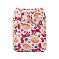 Alva Baby Onesize Nappy: Red Foxes