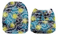 SPECIAL OFFER! Mama Koala Onesize Pocket Nappy NO INSERTS: Muscial: Blues