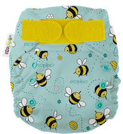 59% OFF! Ecopipo Onesize Pocket Nappy G3: Buzzy Bees *NEW INSERTS*