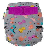 59% OFF! Ecopipo Onesize Pocket Nappy G3: Cute Dinos *NEW INSERTS*