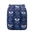 Alva Baby Onesize Nappy: Skulls Navy