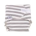 20% OFF! Ella's House Newbie Fitted Nappy: Grey Stripes