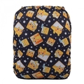 Alva Baby Onesize Nappy: Space Cats