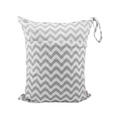 Alva Baby Wet/Dry Bag: Grey Chevron