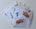 5-Pack Large Washable Wipes: Highland Cow