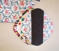 Alva Sanitary Pad Liner Set: 3 Liners Plus Mini Bag