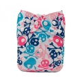 NEW! Alva Baby Onesize Nappy: Colourful Skulls