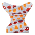 NEW! Alva Baby Onesize Nappy: Peppers & Tomatoes