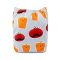 NEW! Alva Baby Onesize Nappy: Peppers & Tomatoes