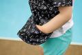 20% OFF! Buttons Smock Bib: Scribble