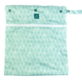 Fern Large Wet Bag: Green Geometric