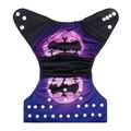 Alva Baby Onesize Nappy: Halloween Vampire Bat