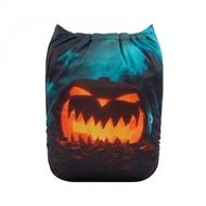 Alva Baby Onesize Nappy: Halloween Scary Pumpkin