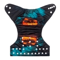 Alva Baby Onesize Nappy: Halloween Scary Pumpkin