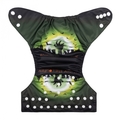 Alva Baby Onesize Nappy: Halloween Zombies