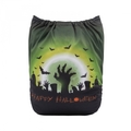 Alva Baby Onesize Nappy: Halloween Zombies