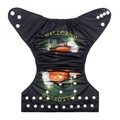 Alva Baby Onesize Nappy: Halloween Pumpkin Witch