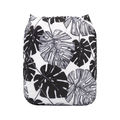 NEW! Alva Baby Onesize Nappy: Mono Leaves